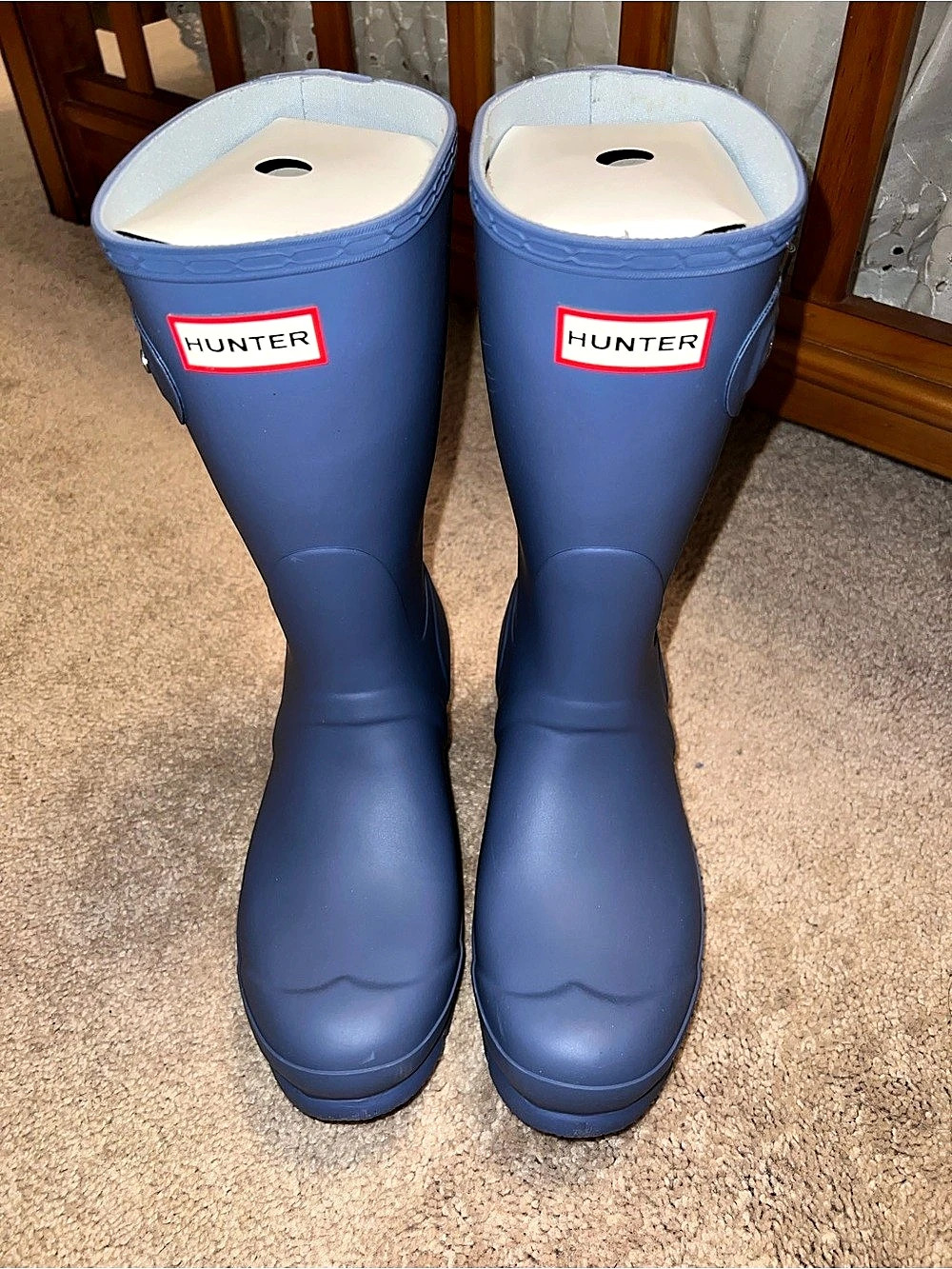 Hunter Original Short Rain Boots Women's Blue